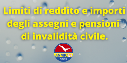 LIMITI DI REDDITO E IMPORTI 2021 PER OTTENERE I BENEFICI ECONOMICI - A. N. M. I. C.